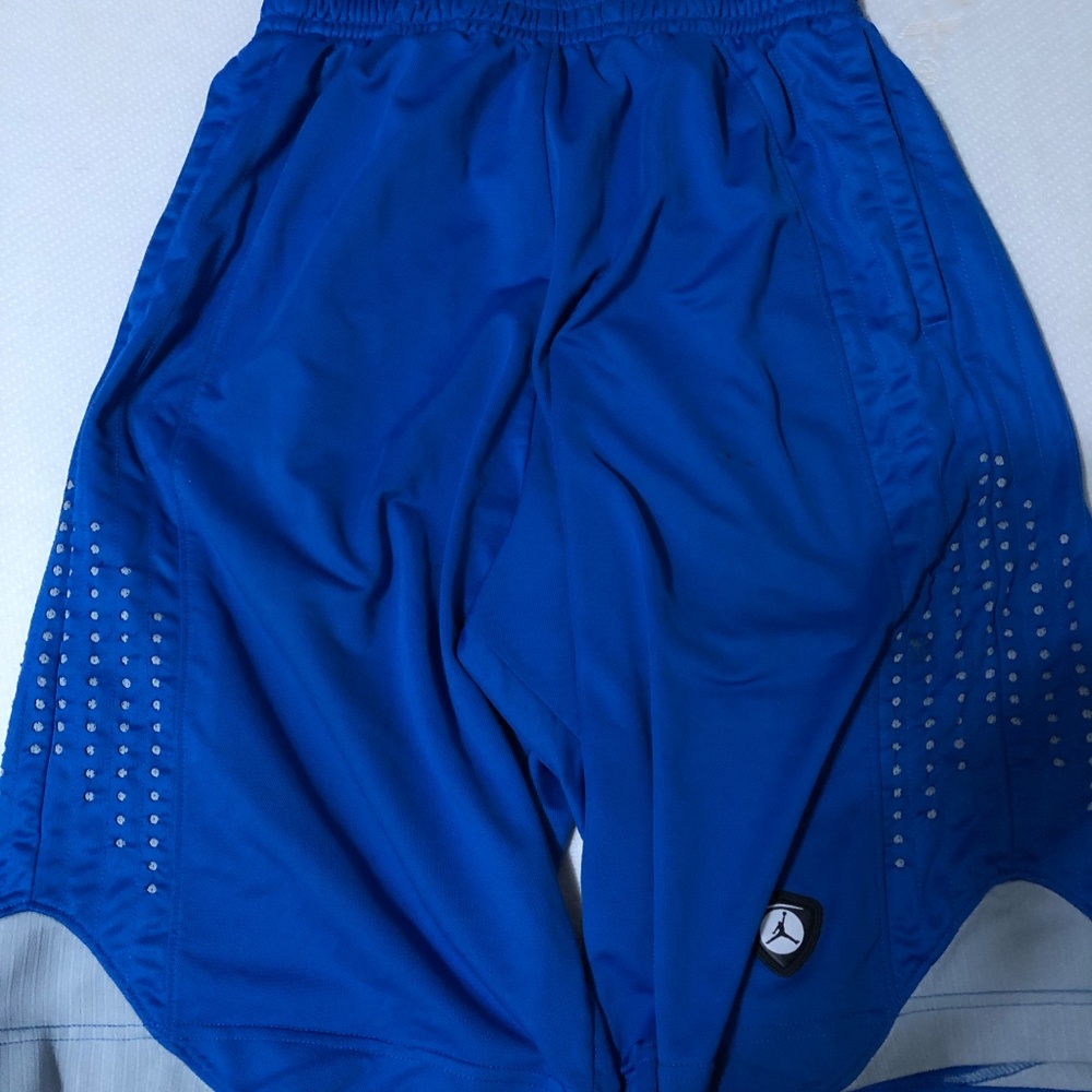 Nike Jordan Blue Basketball Shorts M Dri-Fit